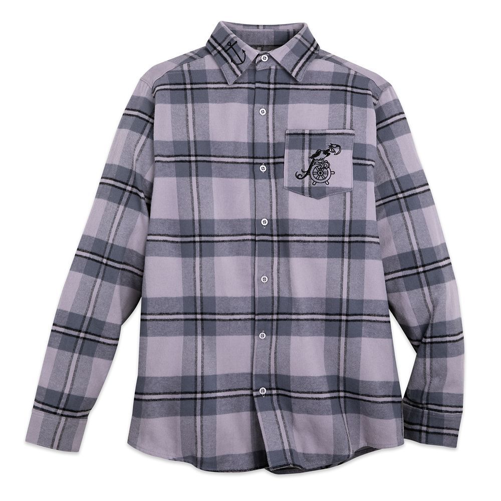 Mickey Mouse Steamboat Willie Flannel Shirt for Men by Cakeworthy – Disney100 | Disney Store