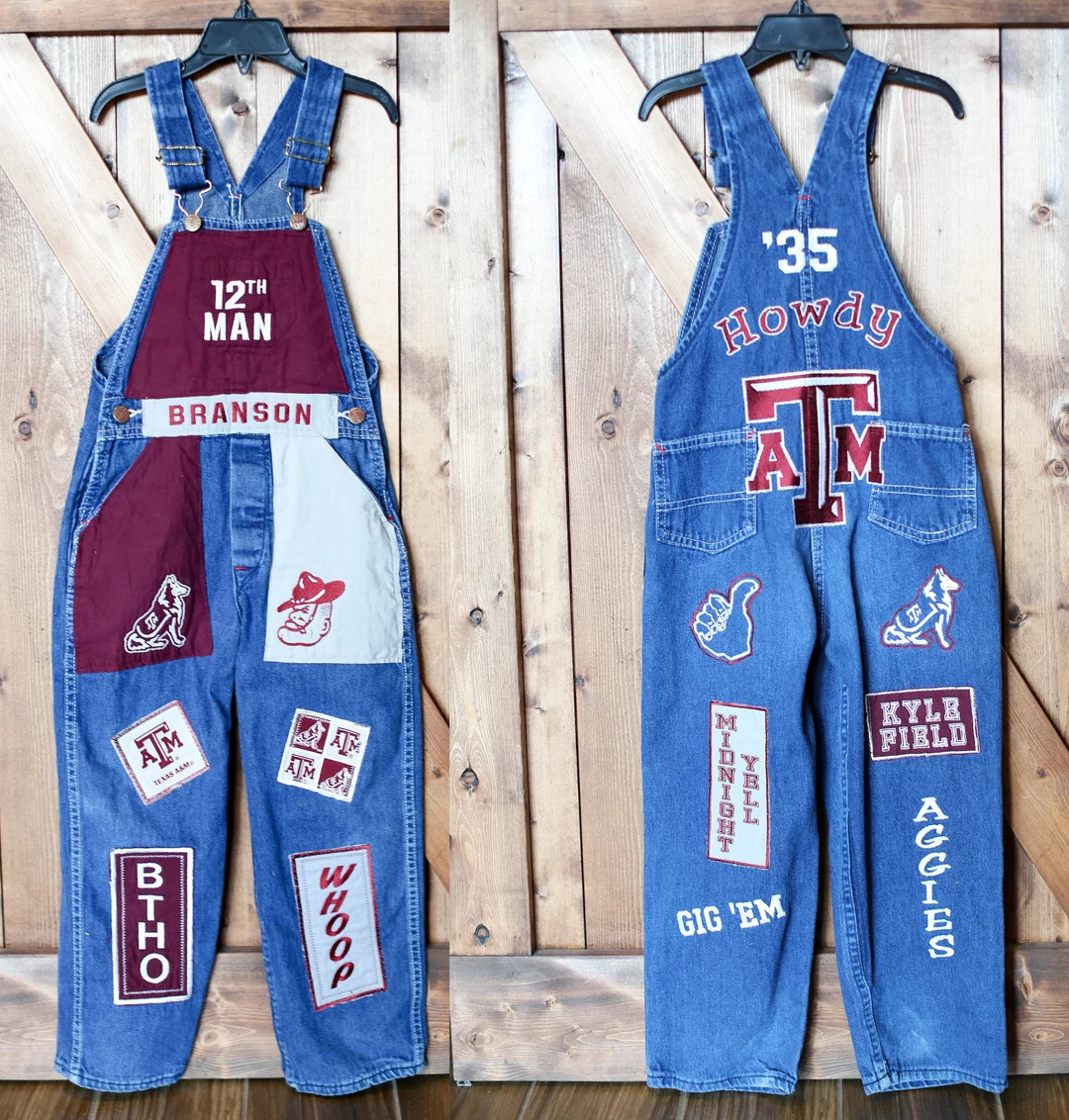 Aggie Yell Leader Overalls  Texas A&M Yell Leader Overalls  - Etsy | Etsy (US)