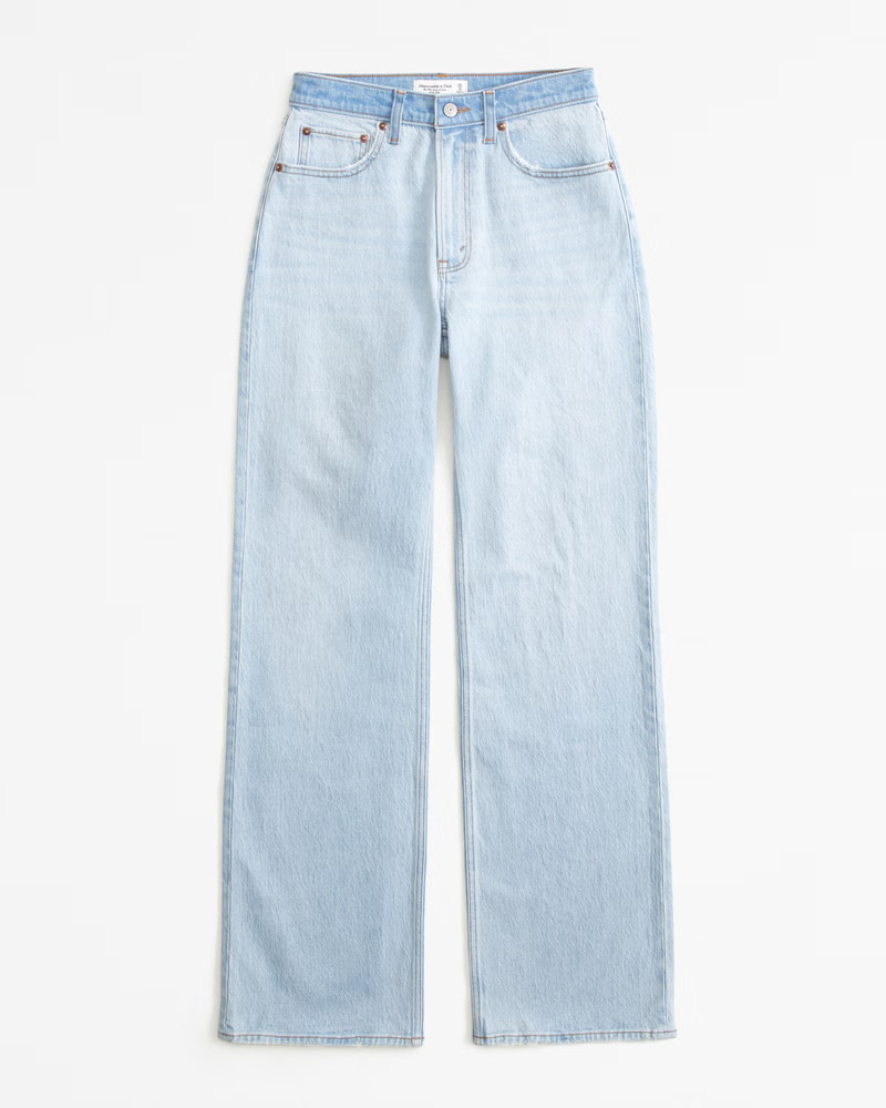 Curve Love High Rise 90s Relaxed Jean | Abercrombie & Fitch (US)