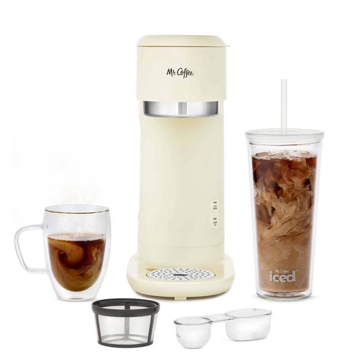 Mr. Coffee Single-Serve Iced and Hot Coffee Maker with Reusable Tumbler and Nylon Filter | Target