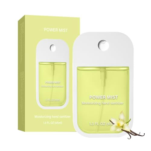 FBEZEB Power Mist Hydrating Hand Sanitizer Spray, Portable Travel-Size Hand Sanitizer Spray, 500-Sprays Each，Suitable for Both Adults and Children (Vanilla) | Amazon (US)