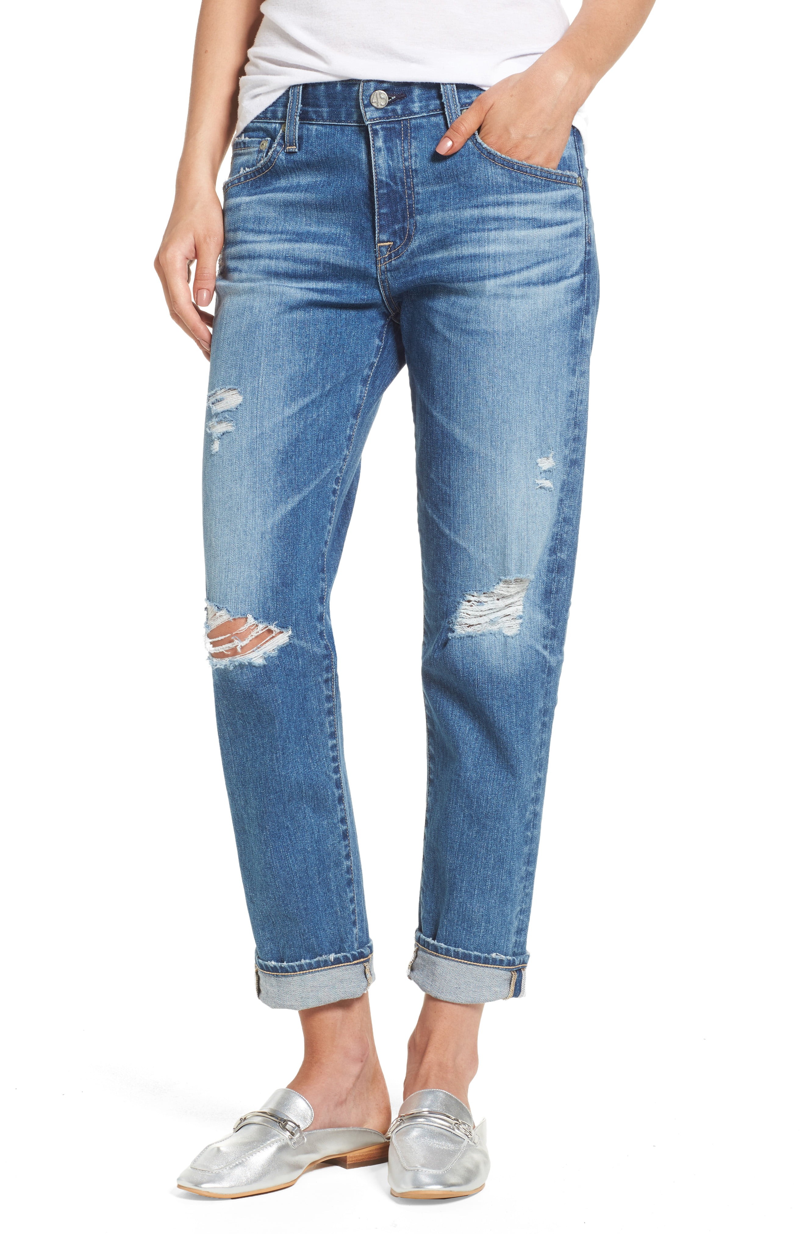 Ex-Boyfriend Crop Slim Jeans | Nordstrom