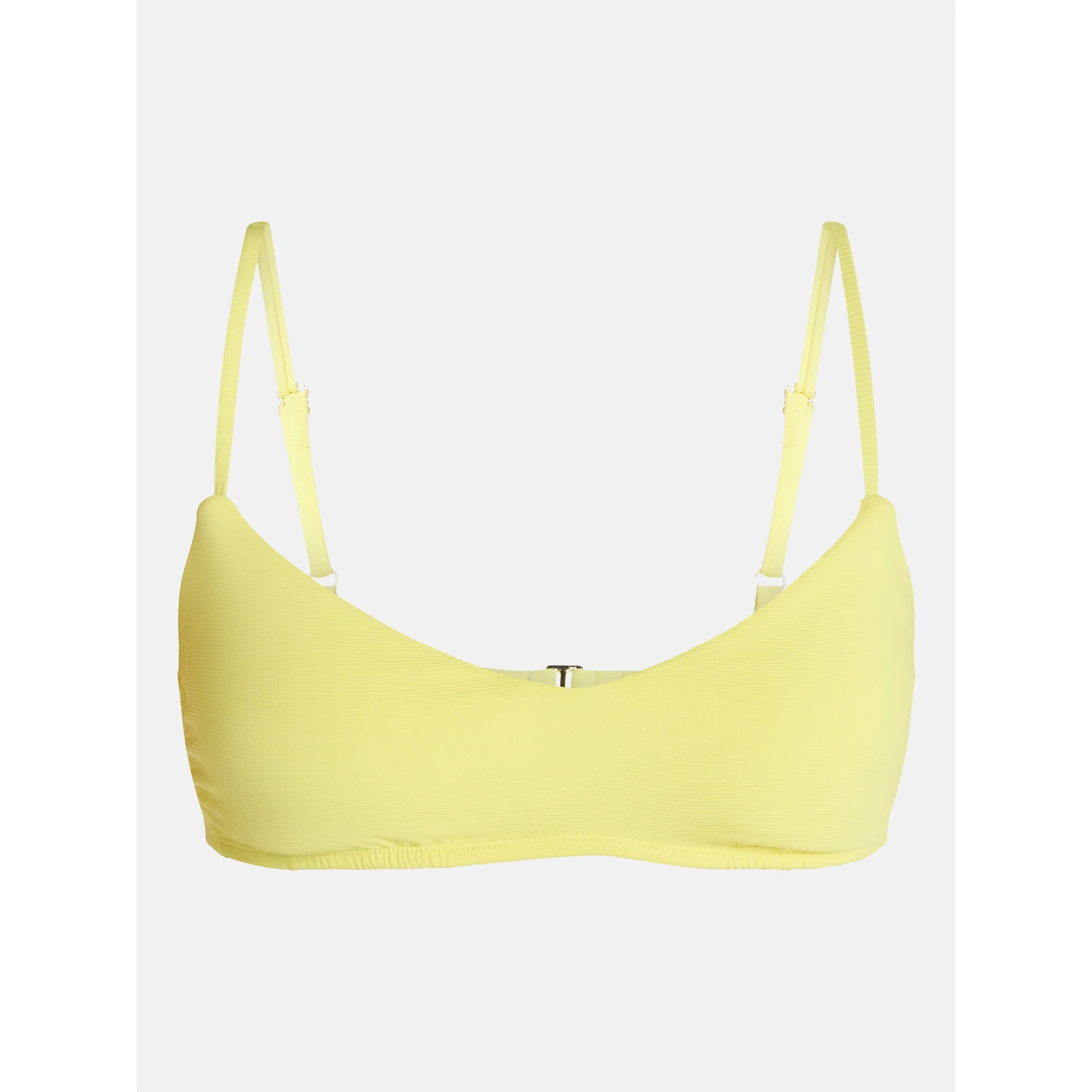 Time and Tru Women's and Women's Plus Ribbed Bralette Bikini Top, Sizes XS-3X | Walmart (US)