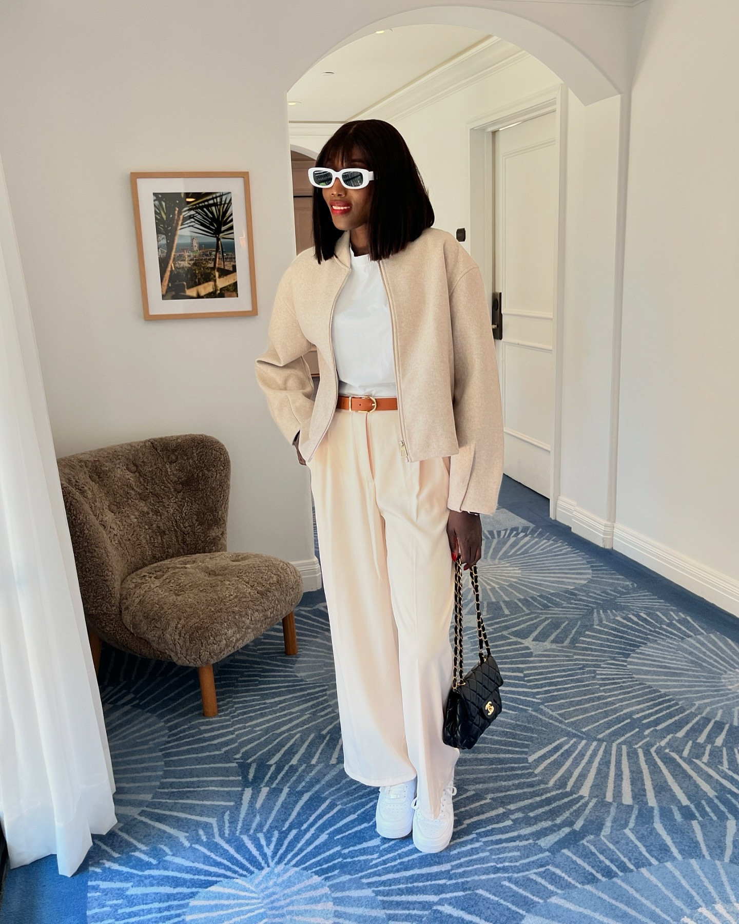 Soft neutrals for the perfect fall day ☕️🍂

T-shirt: @zara 
Jackets: @zara 
Pants: @kohls 
Sneakers: @nike 
I added similar products from Amazon and shien which are cheaper and good quality 

#style #fallfashion #falllooks #outfitinspirations #fashionstyle #styleinspo #pintrestinspired #howtostyle #outfitinspirations #modest #minimalfashionblogger #outfits #ootd #minimalstyledaily #lablogger #streetwear #fall #styleblogger #fashionblogger #falloutfitinspo