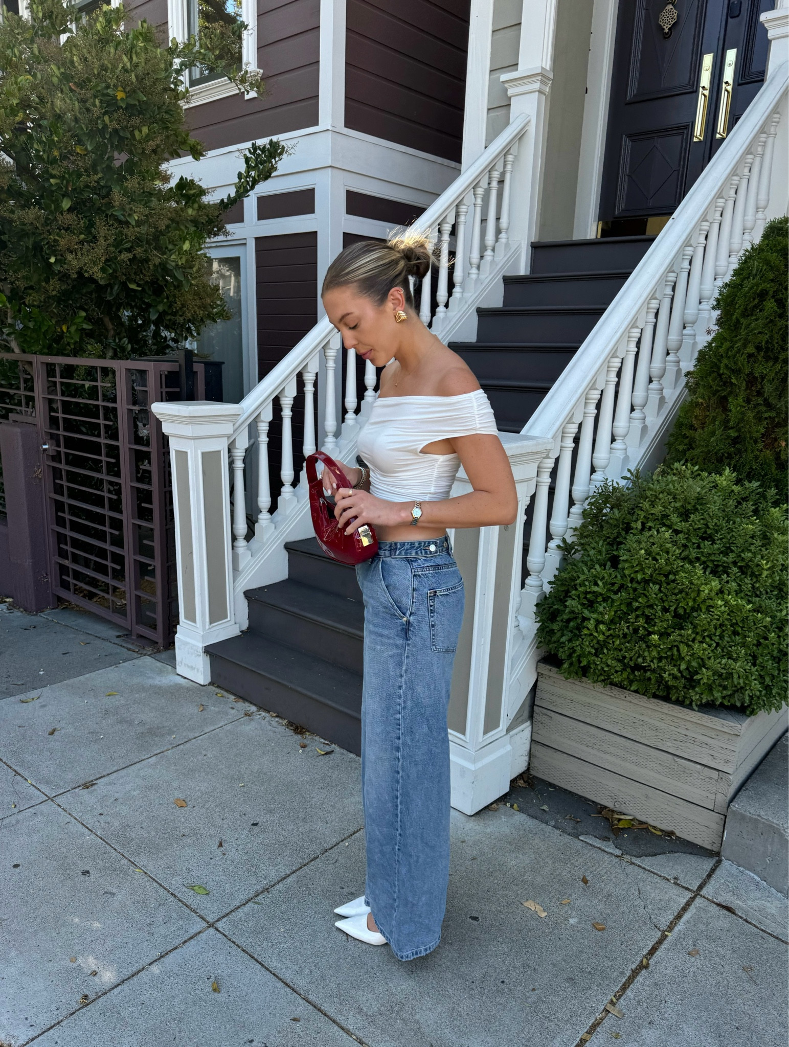 Girls dinner outfit #grlfrnddenim #superdown #revolveme