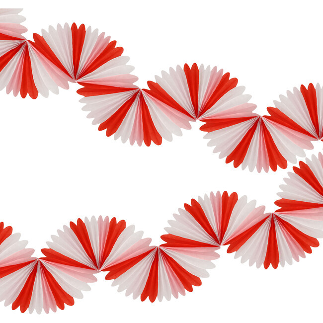 Candy Cane Stripe Honeycomb Garland | Maisonette