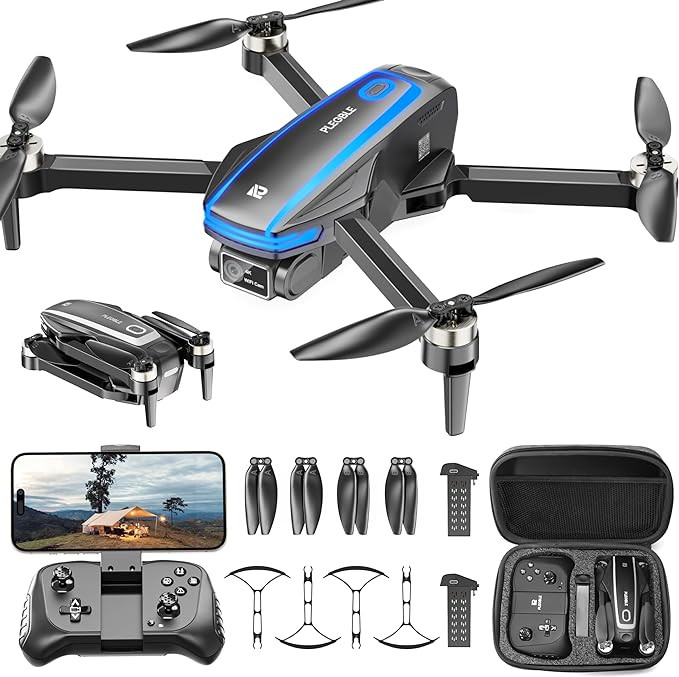 Drones with Camera for Adults 4K, Mini Drone for Kids Brushless Motor, Christmas Gift Toys for Me... | Amazon (US)