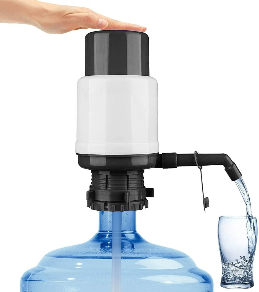 Water Bottles Pump Black Manual Hand Pressure Drinking Fountain Pressure Press Pump Water Dispens... | Amazon (US)
