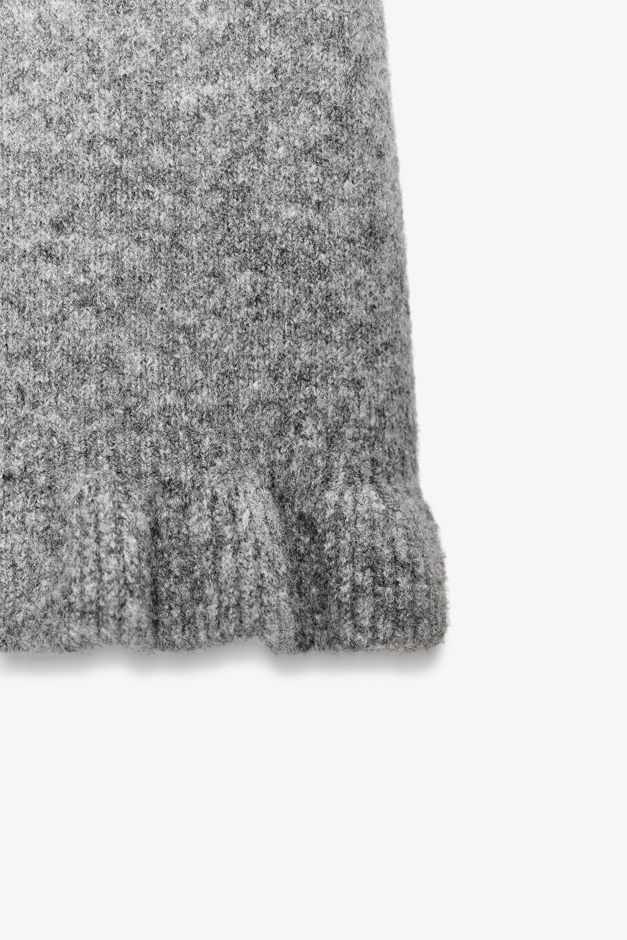 STRICKPULLOVER KURZE ÄRMEL VOLANTS | Zara DE