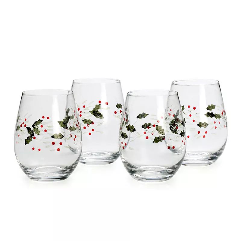 Pfaltzgraff Winterberry 4-pc. Stemless Wine Glass Set, WINE HOCK | Kohl's