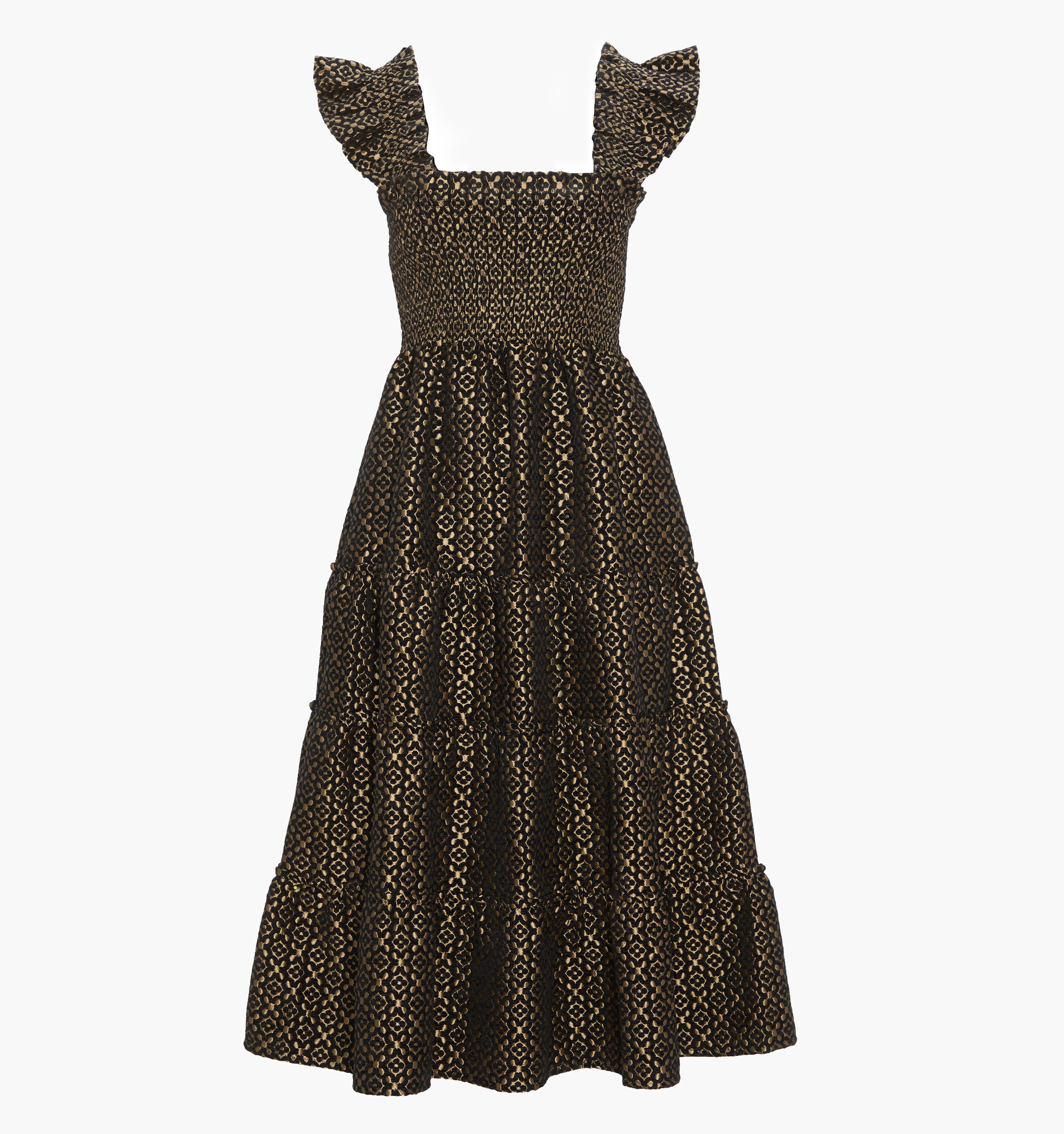 The Ellie Nap Dress | Metallic Brocade / S | ® | Hill House Home | Hill House Home US