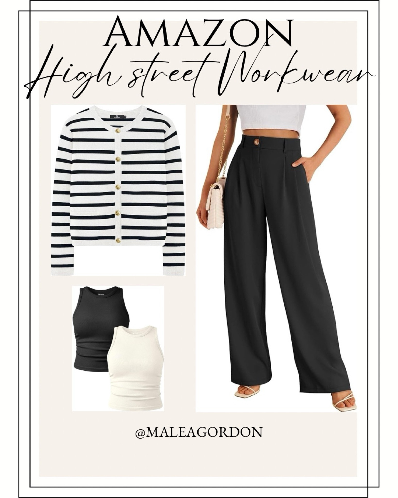 I wear medium in the tops and large in the bottom. 5’7” 145

Wide Leg Dress Pants Women's High Waisted Dressy Trousers

Women Striped Cardigan Sweaters 2025 Fall Outfit Cloth Fashion Trendy Casual Long Sleeve Tops