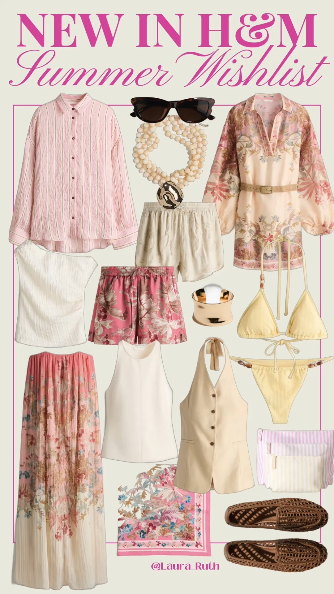 New in H&M 🌸🐚🧈 Dreamy summer pieces made for sunshine filled days and warm evenings. Think breezy linens, romantic florals, effortless summer dresses, elevated swimwear, and chic accessories you'll pack for every getaway. From Ibiza outfits and beach clubs to city strolls, sunset dinners, and holiday adventures. butter yellow, ibiza outfits 

 #LTKuk #LTKsummer #LTKtravel