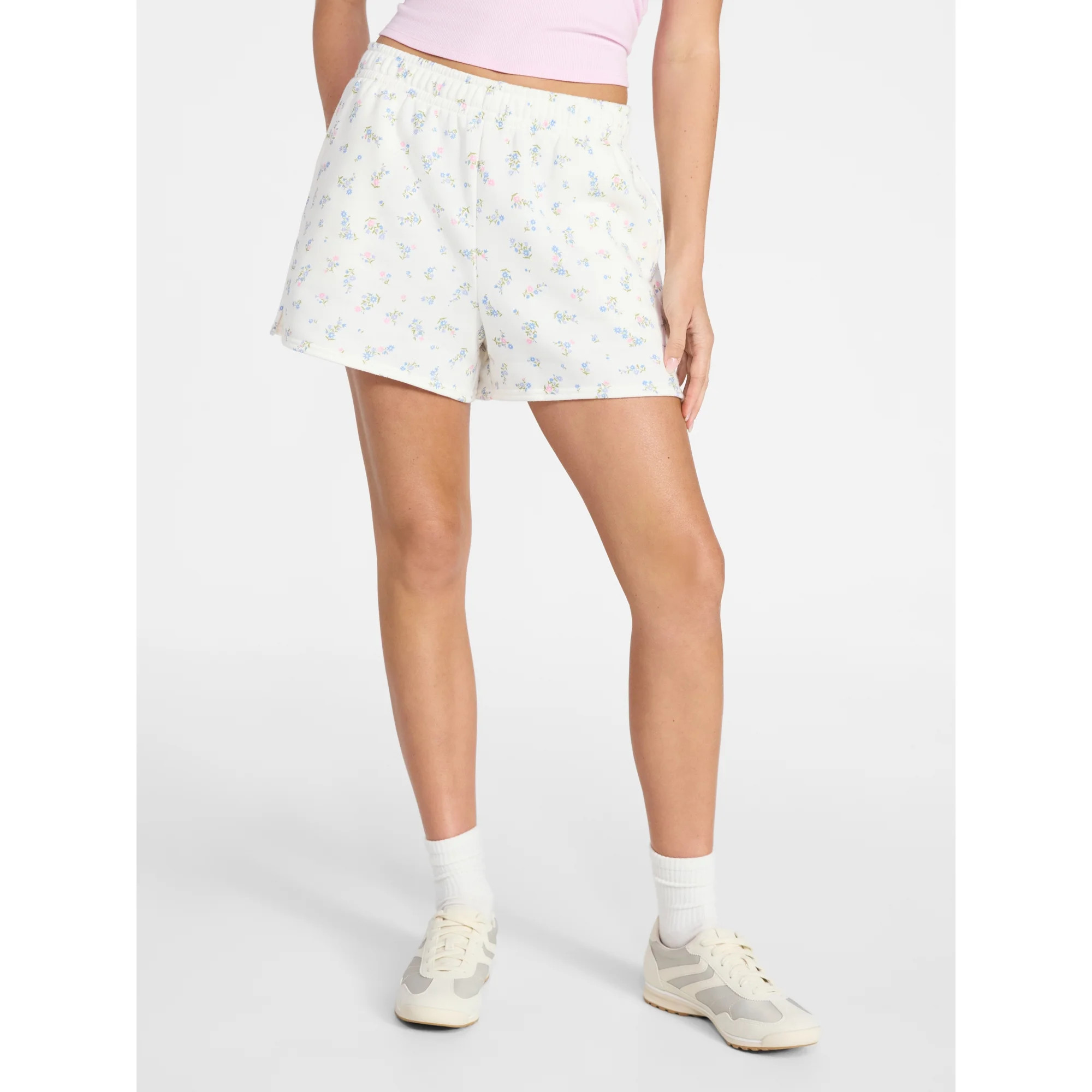 No Boundaries Fleece Shorts, 3'' Inseam, Women’s XXS-XXL | Walmart (US)