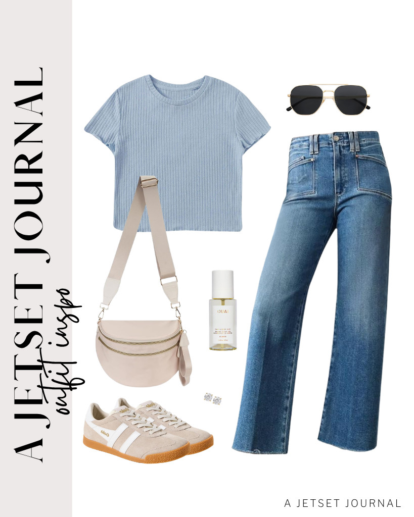 Gola Elan’s sneakers have been one of my faves, and they match this outfit of a ribbed knit shirt and jeans. Adding these SOJOS sunnies and a crossbody bag to the fit would be stylish.


#LTKSeasonal #LTKSaleAlert #LTKTravel 

 