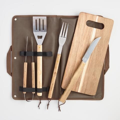 World Grill Barbecue Tool Gift Set 6 Piece | World Market