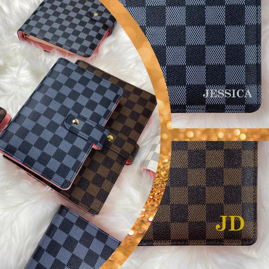 Personalized Weekly/Monthly Planner, Leather Planner, A6 Planner, Checker Planner, Agenda, Luxury... | Etsy (US)