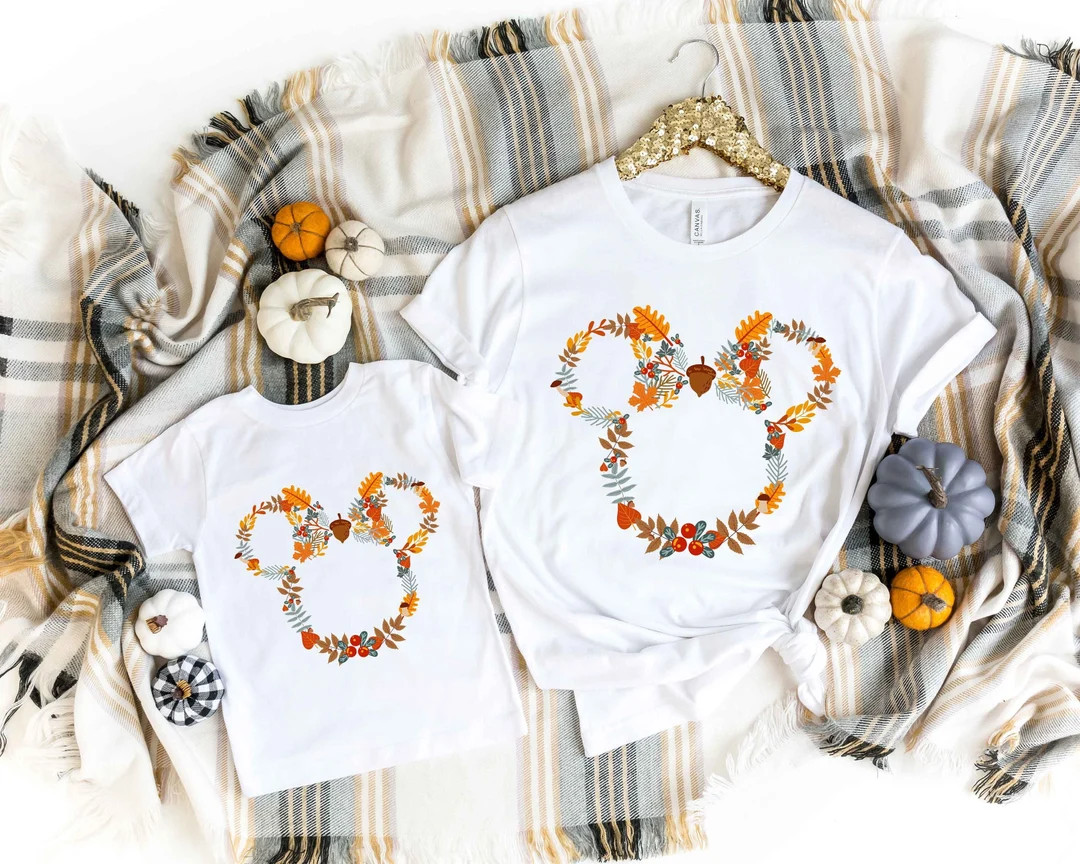 Cute Fall Disney Minnie Shirt, Fall Vibes Shirt, Fall Disney Vacation, Disney Halloween, Disney F... | Etsy (US)