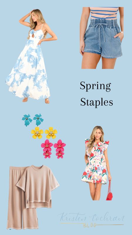 Spring staples // dresses, shorts, sets, and earrings 

#LTKstyletip #LTKSeasonal #LTKSpringSale