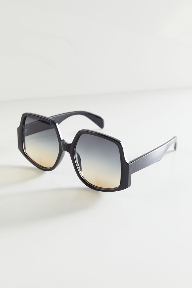 Tonya Oversized Round Sunglasses | Urban Outfitters (US and RoW)