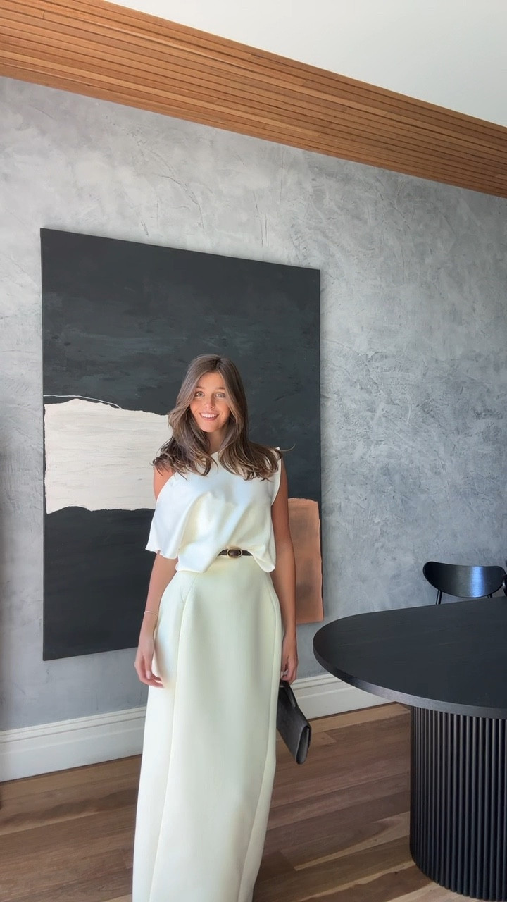 Such a classic outfit 🤍

Top - Viktoria & Woods (sized up for loser fit, size 2)
Dress - Camilla & Marc, old season but linked similars styles xx (size 8)
Belt - Saint Laurent via NET-A-PORTER (length, 75)
Bag - Bottega Veneta

#LTKwedding #LTKmodest #LTKaustralia