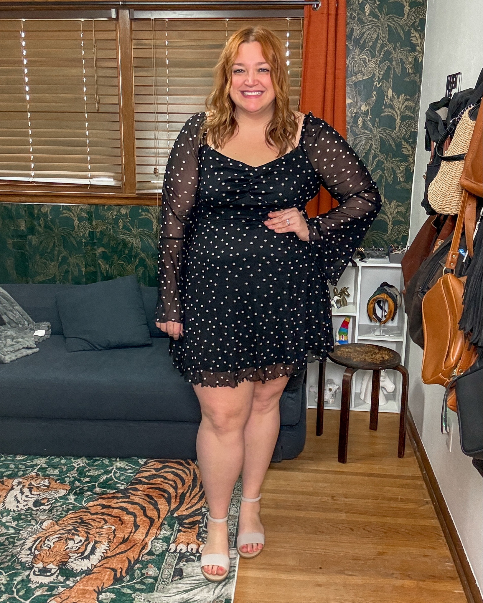 Plus and mid size spring polka dot dress inspiration.
Wearing the 3X as a US size 18 (40B, 38”ish waist, 49”ish hips)
Use code 05USENLIVAtarajanestyle979on to save at SHEIN

#LTKootd #LTKPlusSize #LTKMidsize