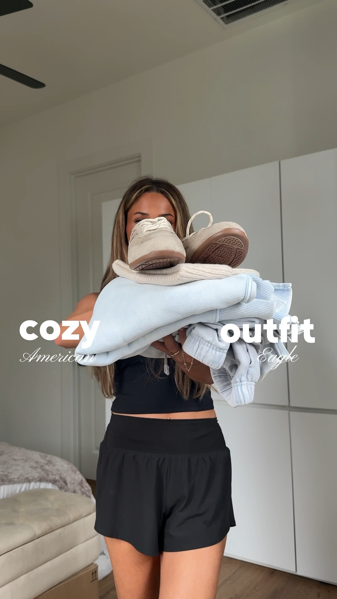 cozy days with @americaneagle 🤍 #AEPartner