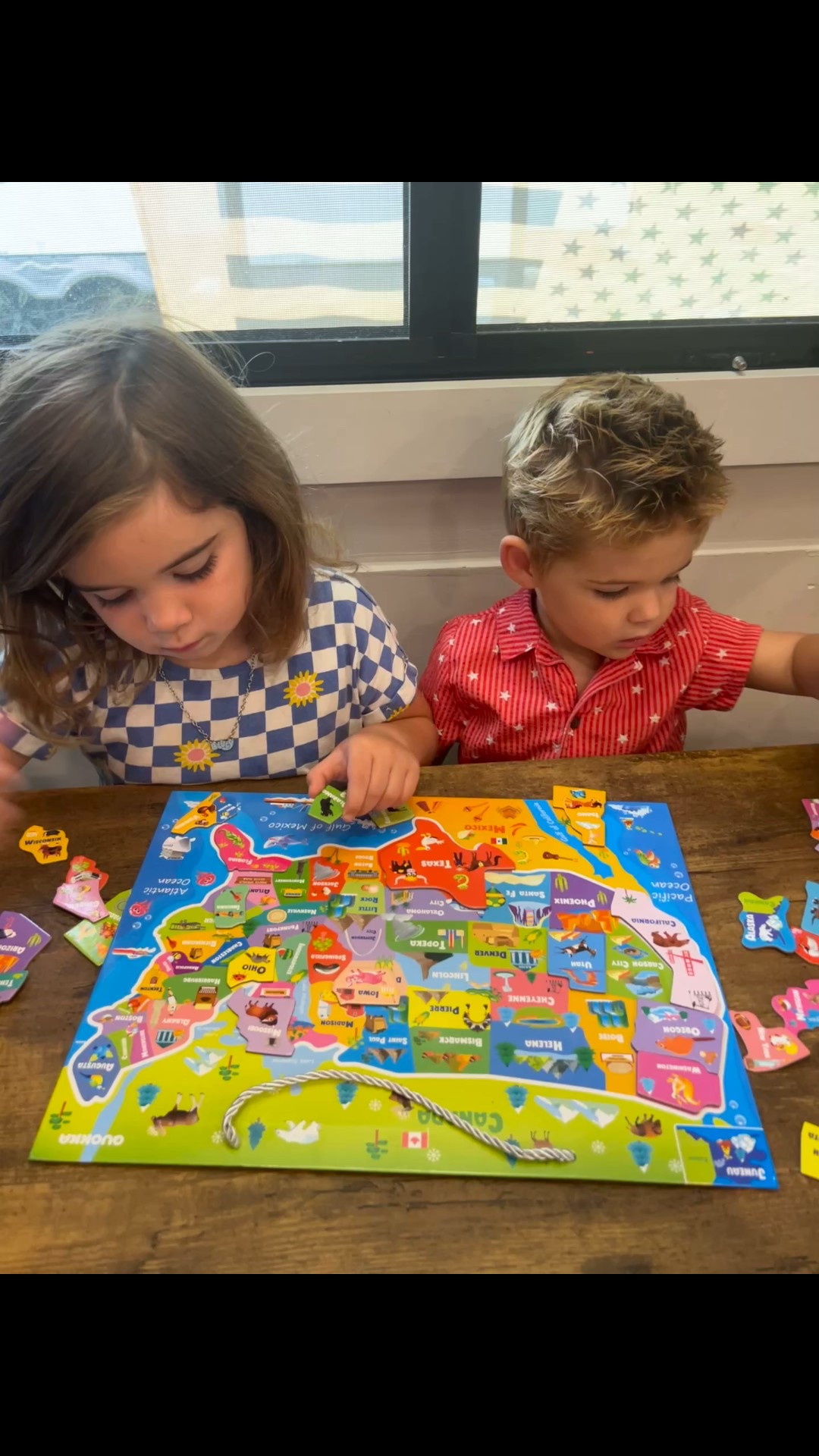 With limited screen time being placed here in the house I wanted to fill the house with engaging activities that would teach the kids and challenge them. This magnetic puzzle does both and it comes with two other puzzles.

#LTKFindsUnder50 #LTKFamily #LTKKids