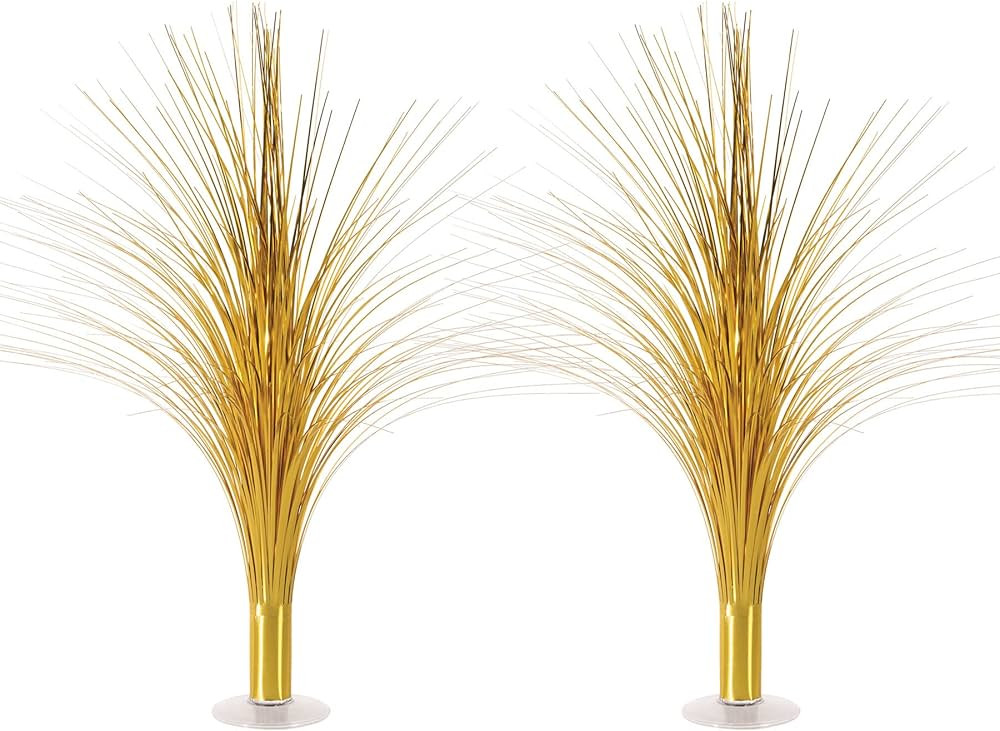 Beistle 2-Pack Metallic Spray Centerpiece, Shimmering Gold Decoration for New Years, Awards Night... | Amazon (CA)