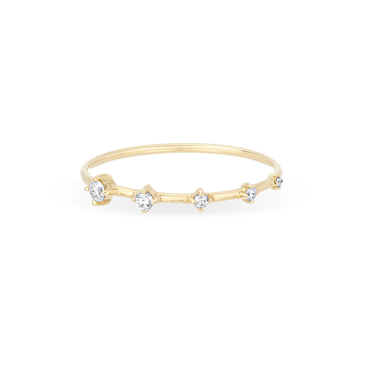 5 Diamond Stacking Ring | Adina Reyter