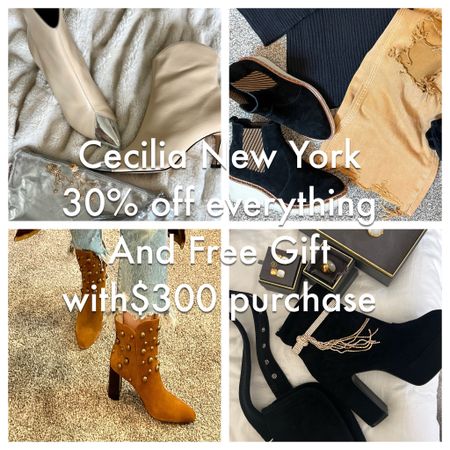 Sale
Cecilia New York
30% off entire site and
Free fabulous bag with $300 purchase

So many cute boot styles and shoes that make a statement✔️

My go to shoes when I want something special🖤🖤🖤

#booties #boots #shoelover

#LTKsalealert #LTKover40 #LTKCyberWeek