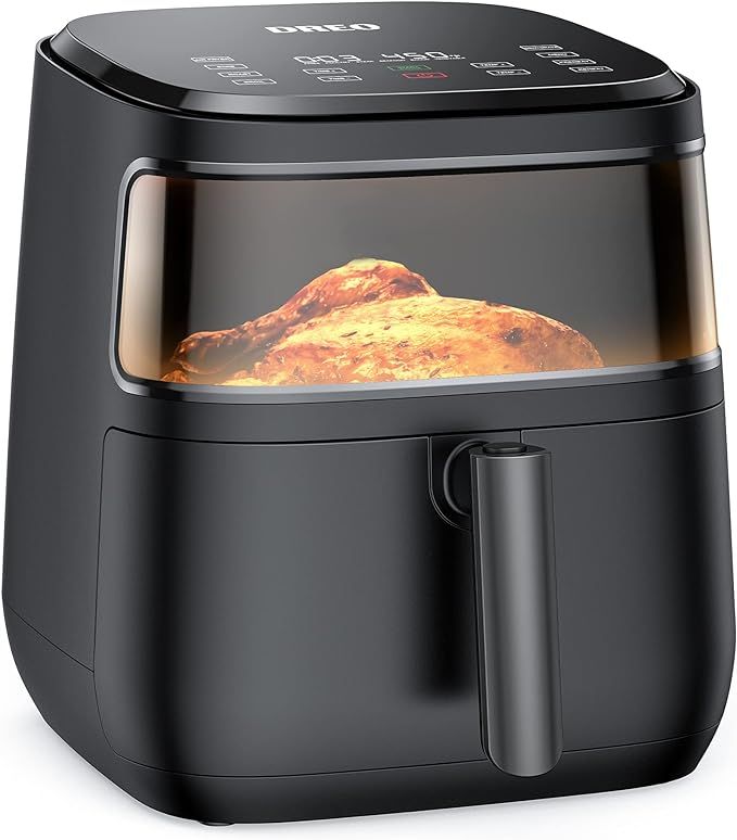 Dreo Air Fryer Pro Max, 6.8QT, 11-in-1 Digital Air Fryer Oven Cooker with Visible Window, 100 Rec... | Amazon (US)