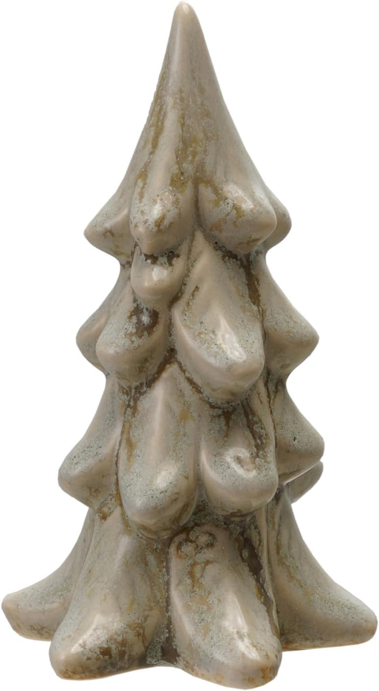 Creative Co-Op Small Stoneware Tree Figurine with Reactive Glaze, Light Green | Amazon (US)