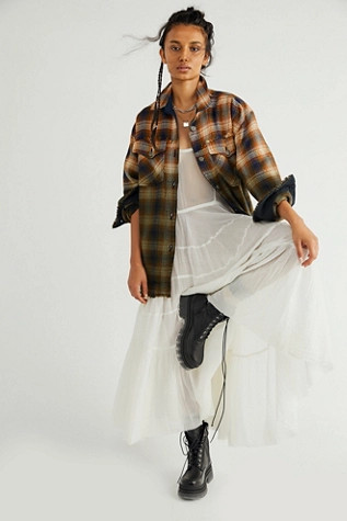Anneli Plaid Shirt Jacket | Free People (Global - UK&FR Excluded)