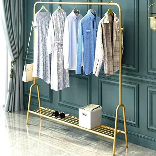 YMHT Garment Rack Heavy-duty Metal Clothing Rack with Shelves Garment Rack Clothes Rack with Shoe... | Amazon (US)
