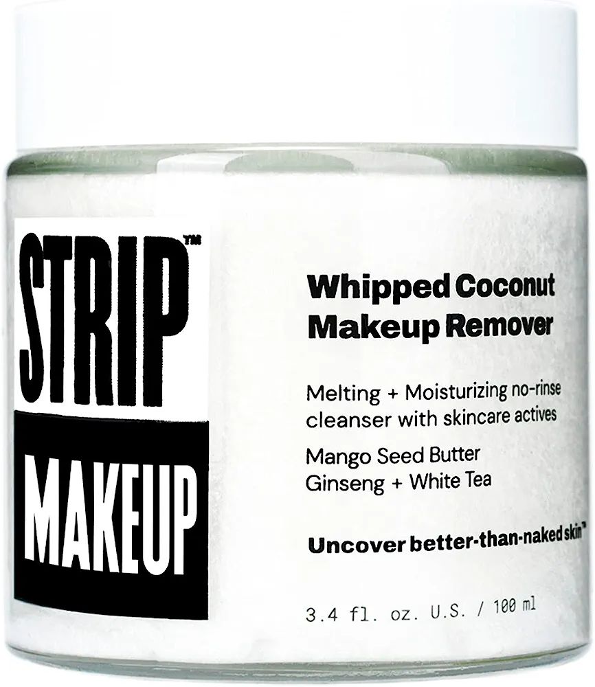 STRIP MAKEUP - Whipped Coconut Makeup Remover - Melting + moisturizing no-rinse cleanser with Mango  | Amazon (US)