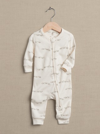 Baby Essential SUPIMA® Long-Sleeve One-Piece | Banana Republic (US)