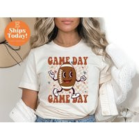 Game Day Shirt, Shirt Women, Football Mom Shirts For Season Graphic Tees | Etsy (US)