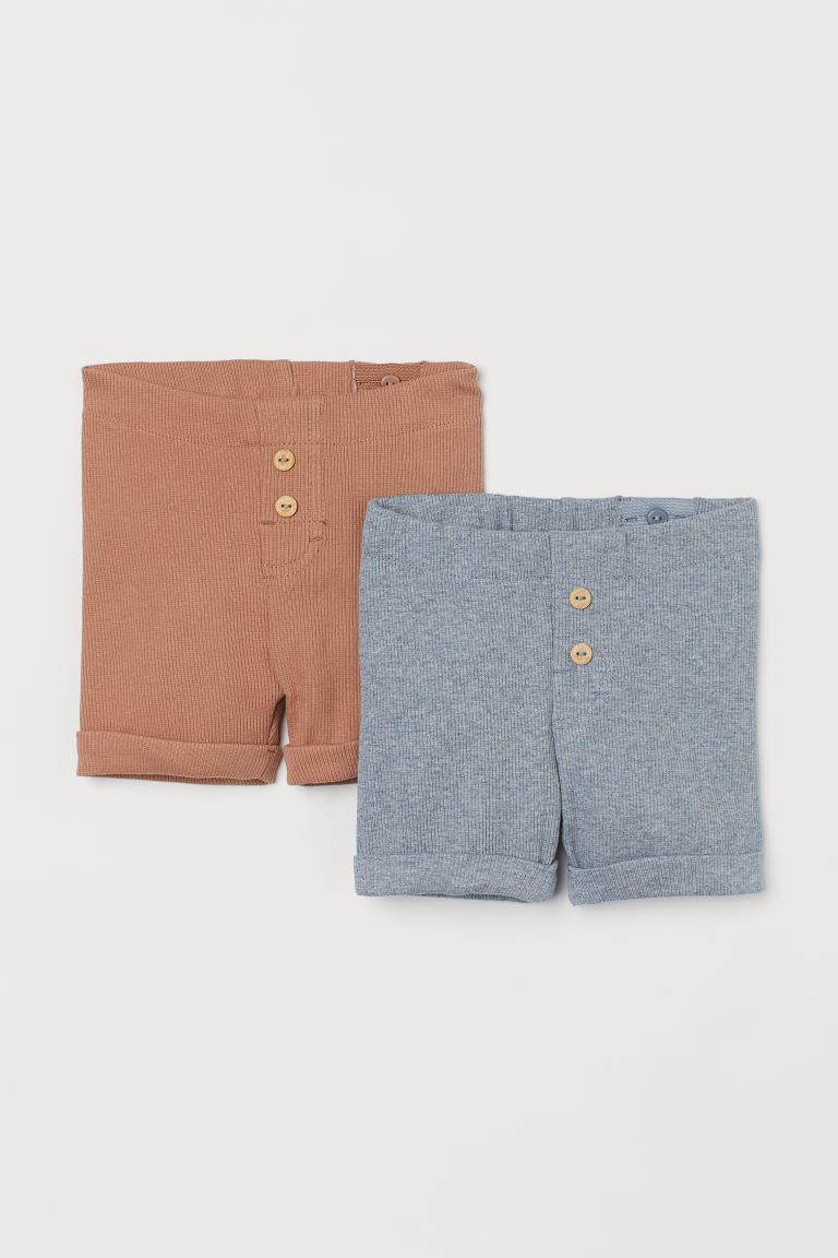 2-pack Cotton Shorts | H&M (US)