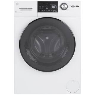 GE 2.4 cu. ft. White High-Efficiency 120-Volt Ventless Electric All-in-One Washer Dryer Combo GFQ... | The Home Depot
