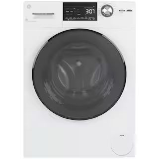 GE 2.4 cu. ft. White High-Efficiency 120-Volt Ventless Electric All-in-One Washer Dryer Combo GFQ... | The Home Depot