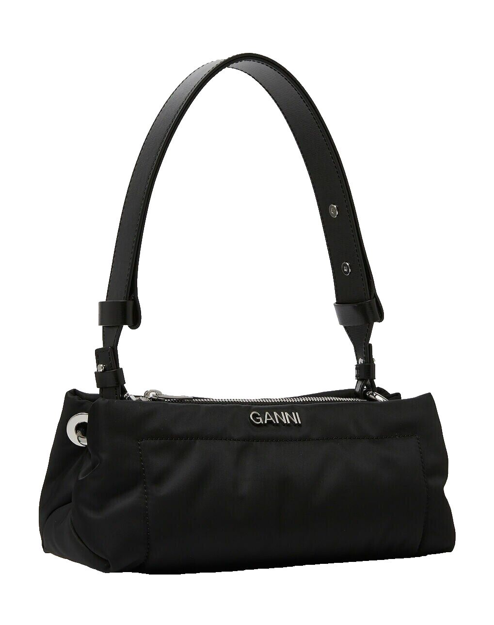 GANNI Pillow Baguette Shoulder Bag in Black - MSRP $295.00 | eBay UK