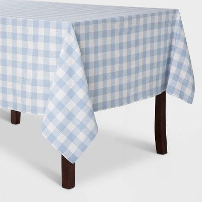 Check Tablecloth Blue - Threshold™ | Target