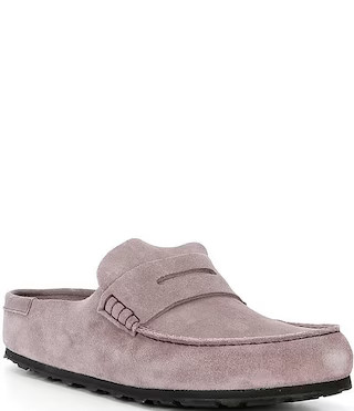 Birkenstock Women's Naples 2.0 Suede Penny Keeper Clogs | Dillard's | Dillard's