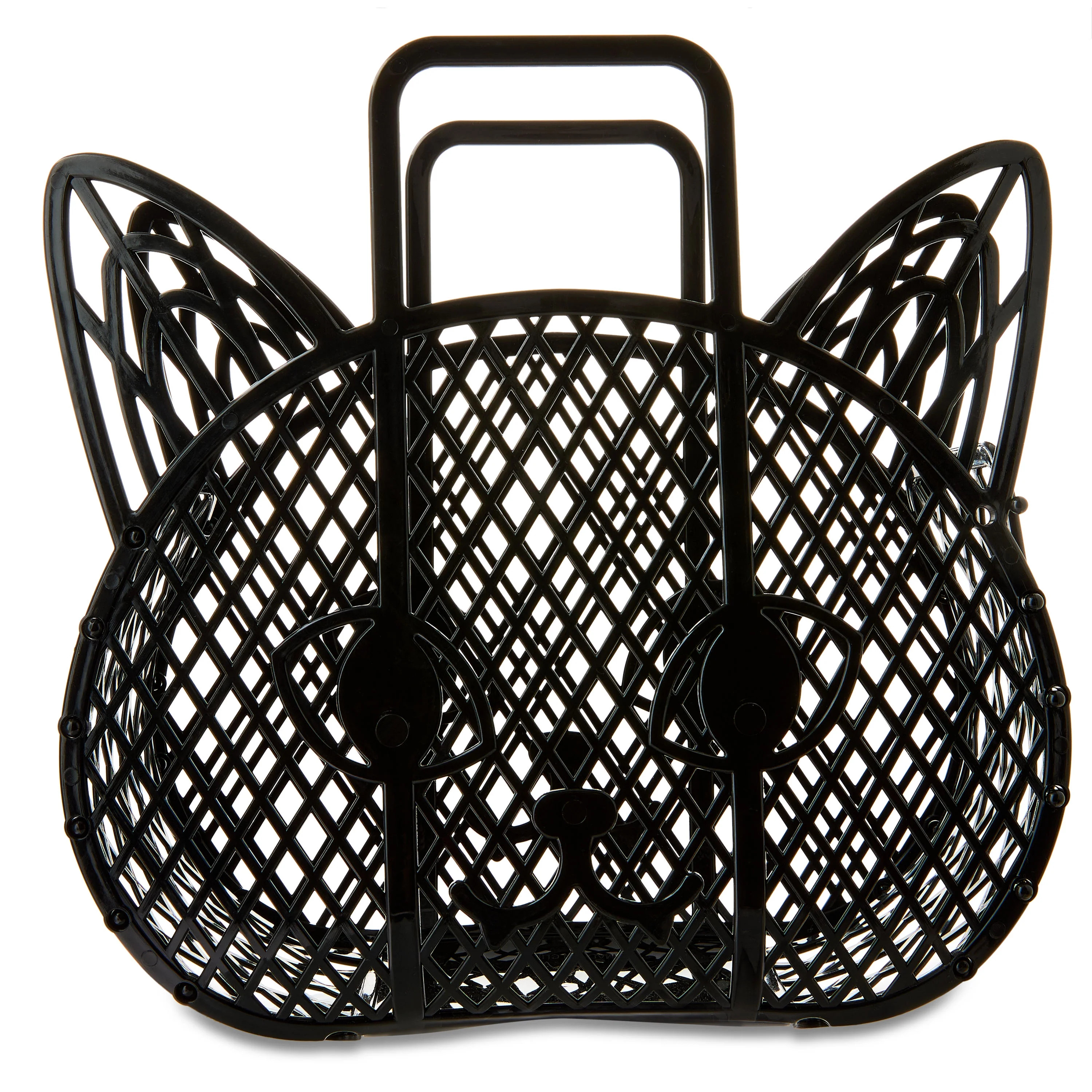 Cat Boo Basket, Black, 10", Halloween by Way To Celebrate - Walmart.com | Walmart (US)