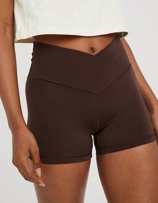OFFLINE By Aerie Real Me High Waisted Crossover 3" Bike Short | Aerie