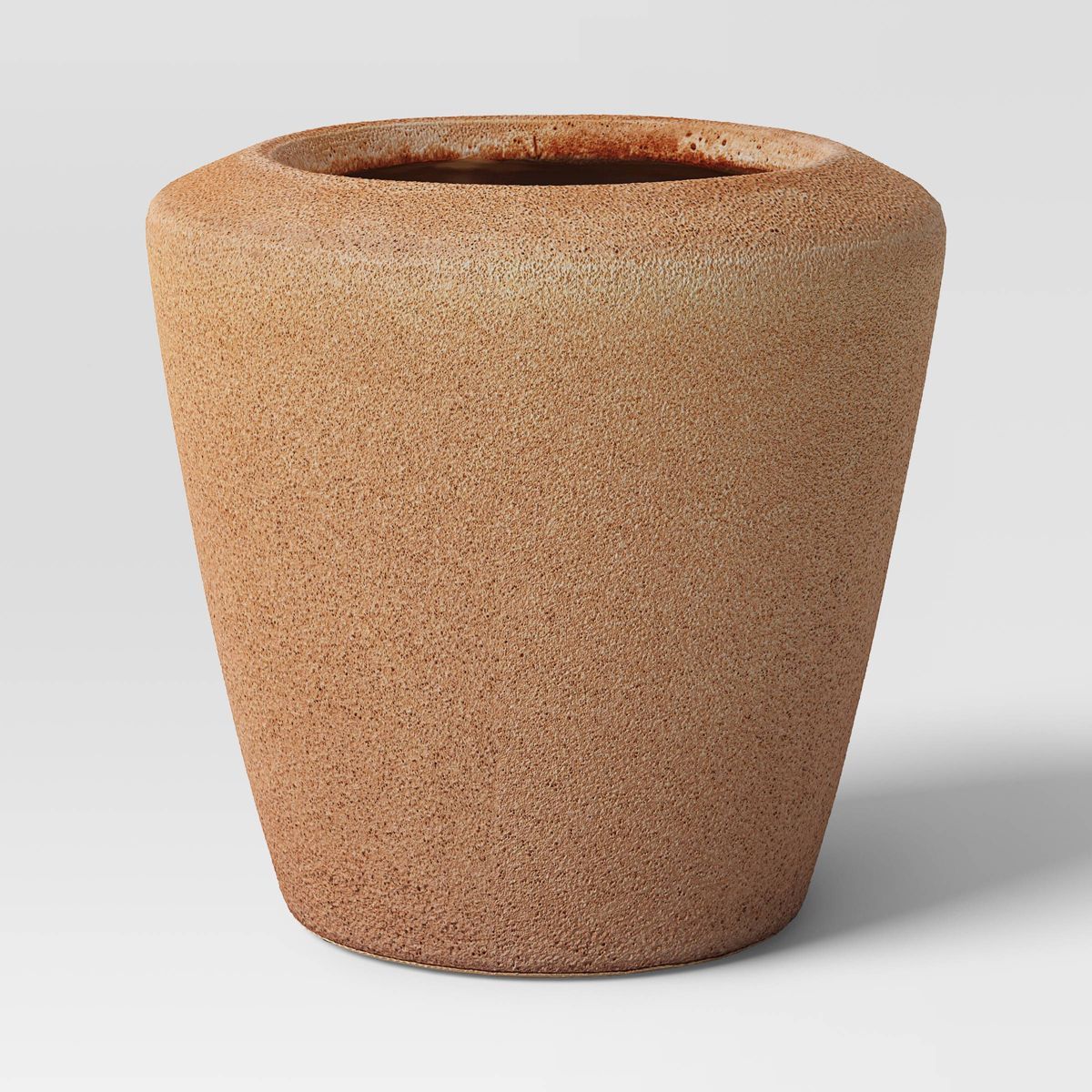 8"x8" Earthenware Weathered Indoor/Outdoor Planter Pot Tan - Threshold™ designed with Studio Mc... | Target