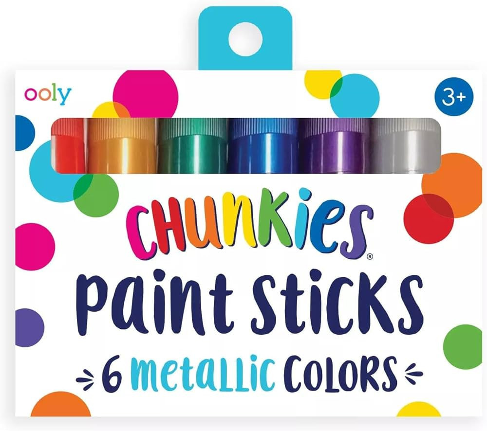 OOLY Chunkies Twistable Tempera Paint Sticks For Kids, No Mess Kids Art Supplies for Kids 4-6, Me... | Amazon (US)