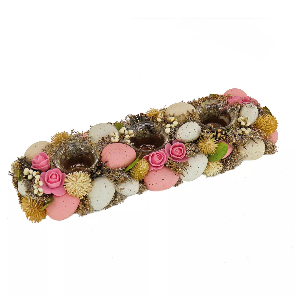 National Tree Company Artificial Floral Eggs Candleholder Centerpiece Table Decor | Kohl's