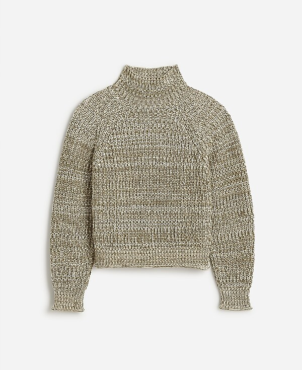 Plus Marled Cotton Mockneck Sweater | Madewell | Madewell